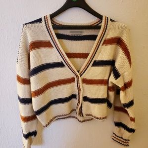 Striped cardigan